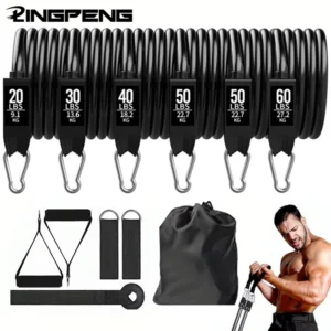 Resistance Bands Set, Exercise Bands With Door Anchor