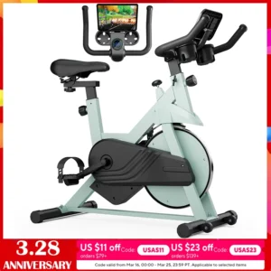 Superun Exercise Bike, 32-Level Magnetic Resistance Stationary Bike