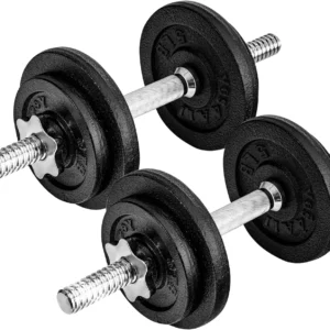 Dumbbell Set with Plates, 40lbs to 200lbs, Star Lock Collars
