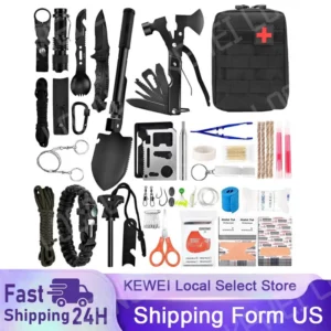 Outdoor Supplies Emergency Camping Survival First Aid Tool Set