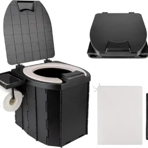 Lightweight Portable Toilet with PU Cushion