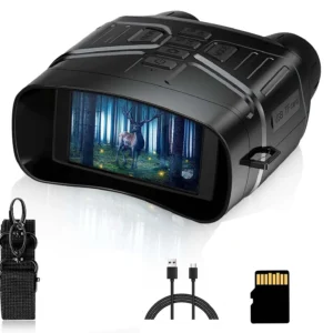4K Night Vision, Rechargeable, 32GB TF Card, Photo, Video Saving