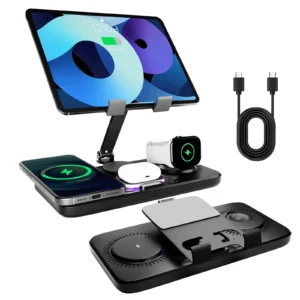 7 in 1 Wireless Charger Station Multiple Devices For iPhone